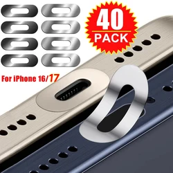 Protector Puerto USB-C iPhone Pro Max Antigolpes Metálico Reforzado