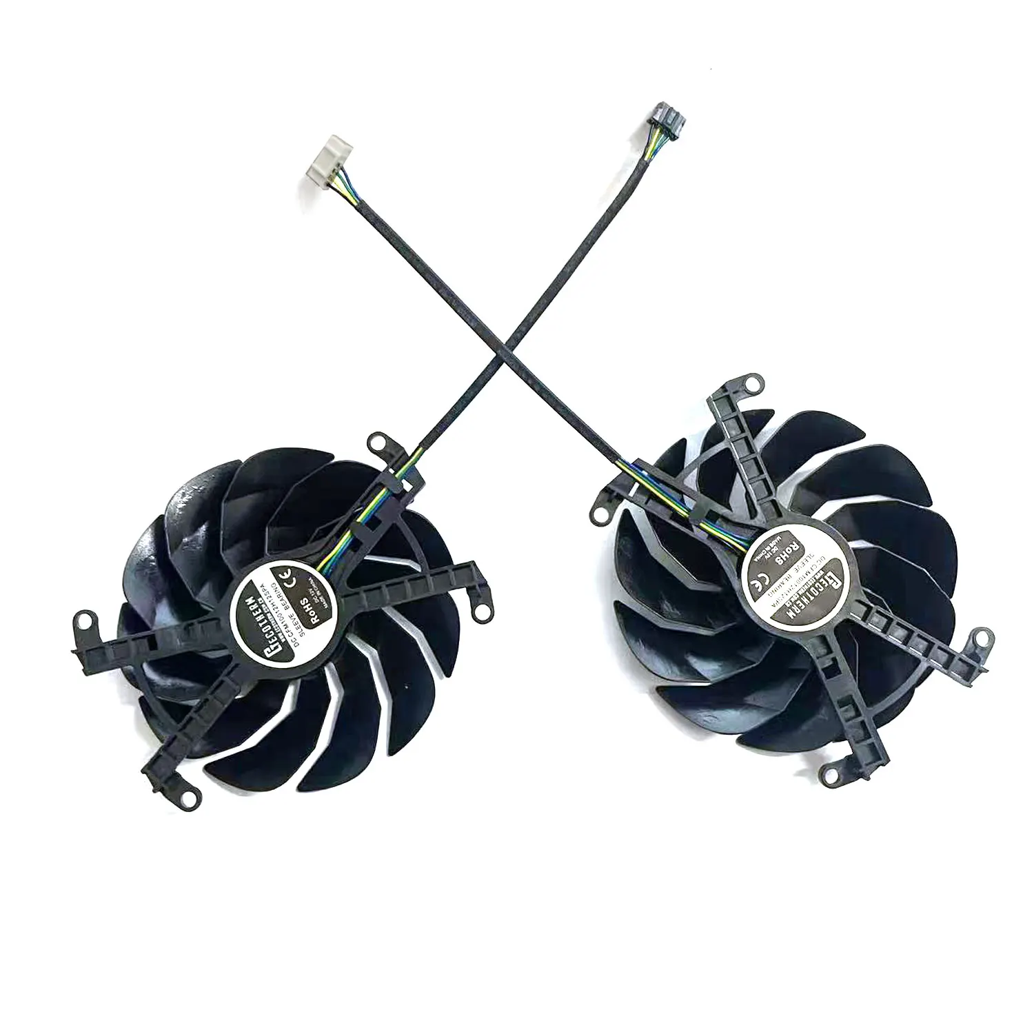 Nuevo para KFA2 GALAX Geforce RTX3060TI 3070 3070TI PLUS OC tarjeta gráfica 102MM GFY10015H12SPA ventilador de repuesto GPU - imagen 4