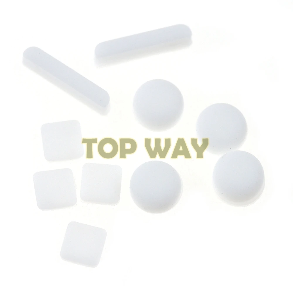 2 juegos de cubiertas de pies de tornillo de repuesto para consola de juegos NDSi XL LL, cubierta de pies de tornillo, tapón de almohadilla de goma para NDSIXL - imagen 5