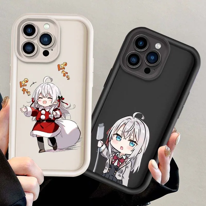 Cute Alya Kujou Anime For Apple iPhone 17 Air 16 16E15 14 13 12 11 X XR Pro Max Eye Ladder Phone Case Cover