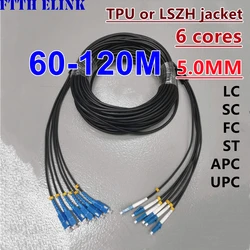 ELINK Cable de Fibra Óptica Monomodo LC-LC Blindado Antirroedores