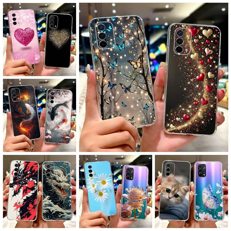 Para Oppo A74 5G funda CPH2197 CPH2263 nueva funda pintada de lujo funda de teléfono de silicona suave para Oppo A74 A 74 OppoA74 5G Fundas Coque