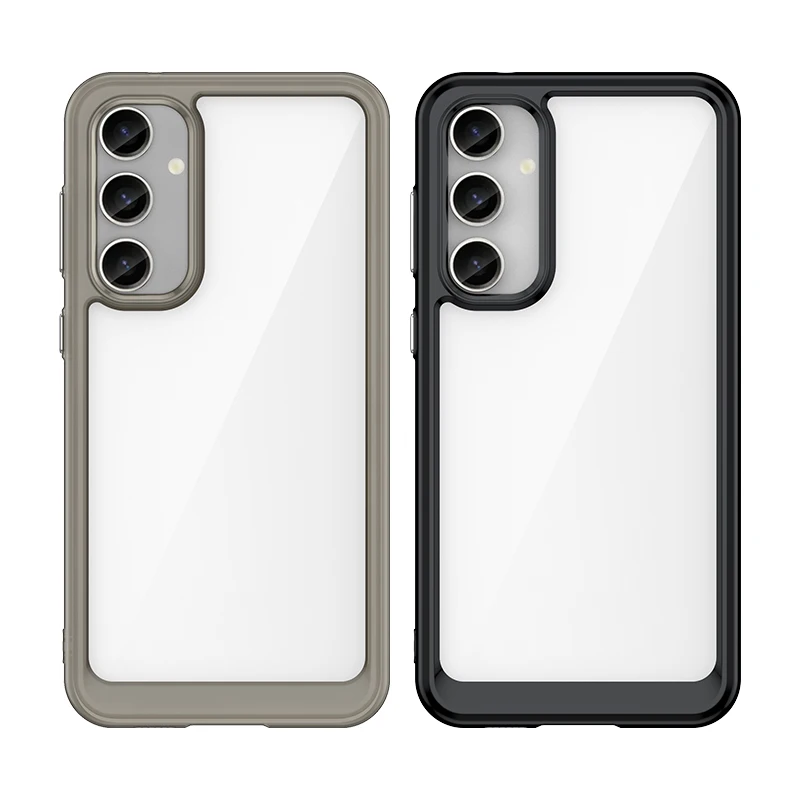 Funda de silicona transparente a prueba de golpes para Samsung Galaxy S23 FE, funda protectora para teléfono S23 FE - imagen 3