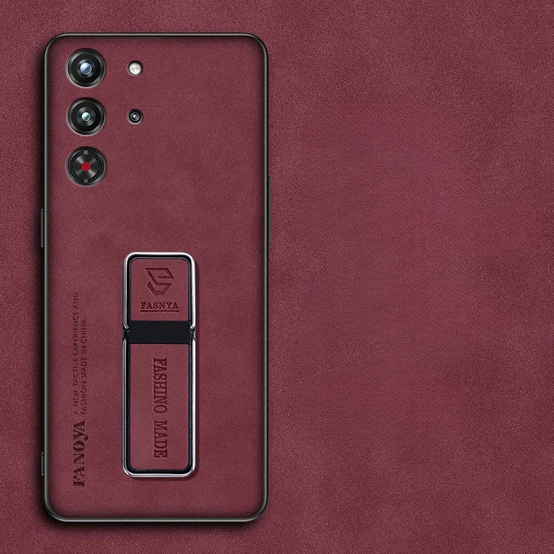 Para ZTE Red Magic 10 Pro 9S Pro Plus Skinsheep Funda de armadura de cuero para RedMagic 10Pro + 9pro soporte magnético funda protectora - imagen 4