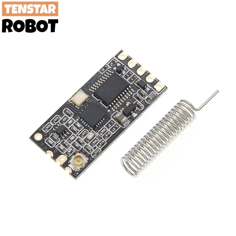 Chip SI4438 de HC-12 433Mhz, módulo de puerto serie inalámbrico de 1000m con antena, reemplaza Bluetooth - imagen 3