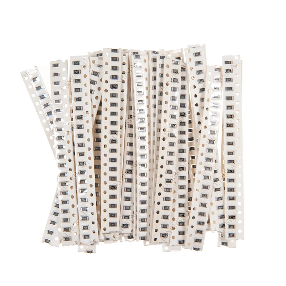36 Valor * 20 piezas = 720 piezas 1206 Kit de resistencia SMD 1/4W 0,25 W 5% 1 ohm ~ 10 Mohm componente kit diy nuevo y original - imagen 4