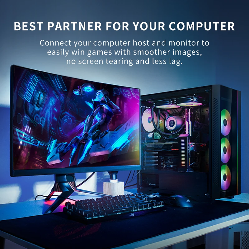 Jasoz 1080P Cable VGA 15 pines VGA macho a macho trenzado negro blindaje de alta calidad Cable HDTV VGA con ferrita Core1M 5M 10M 20m - imagen 4