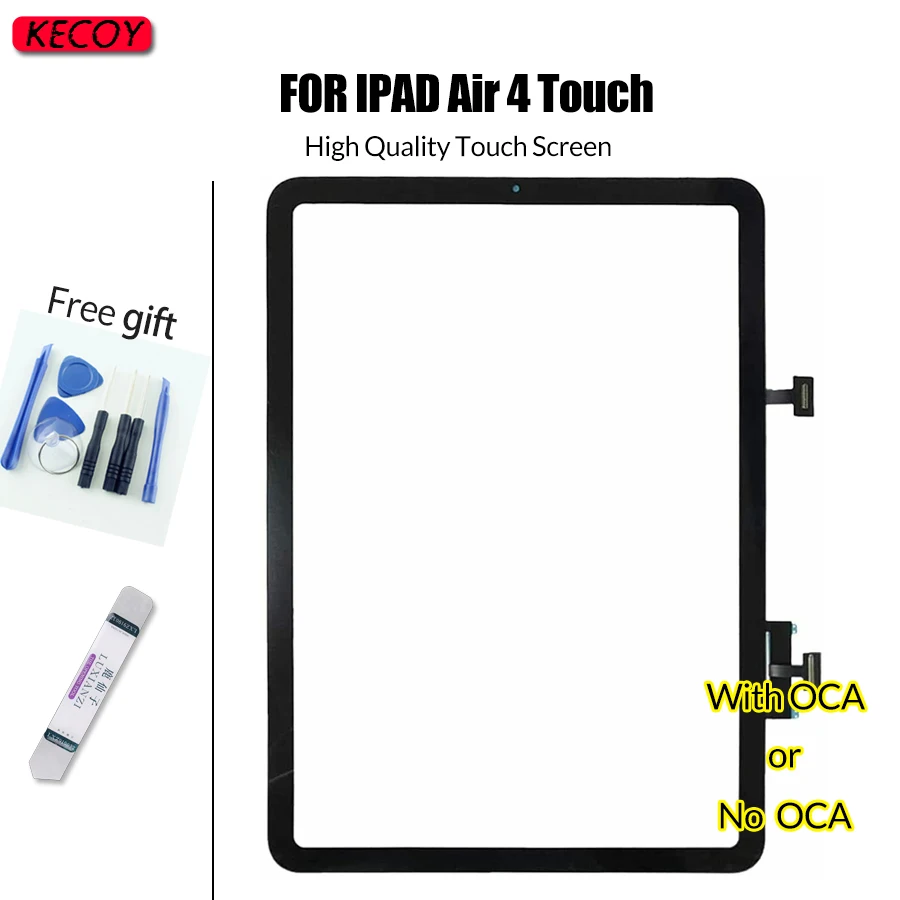 Pantalla táctil original para iPad Air 4 (4. a generación) 10,9 "2020 pantalla táctil digitalizador de cristal exterior A2324 A2072 A2325 A2316