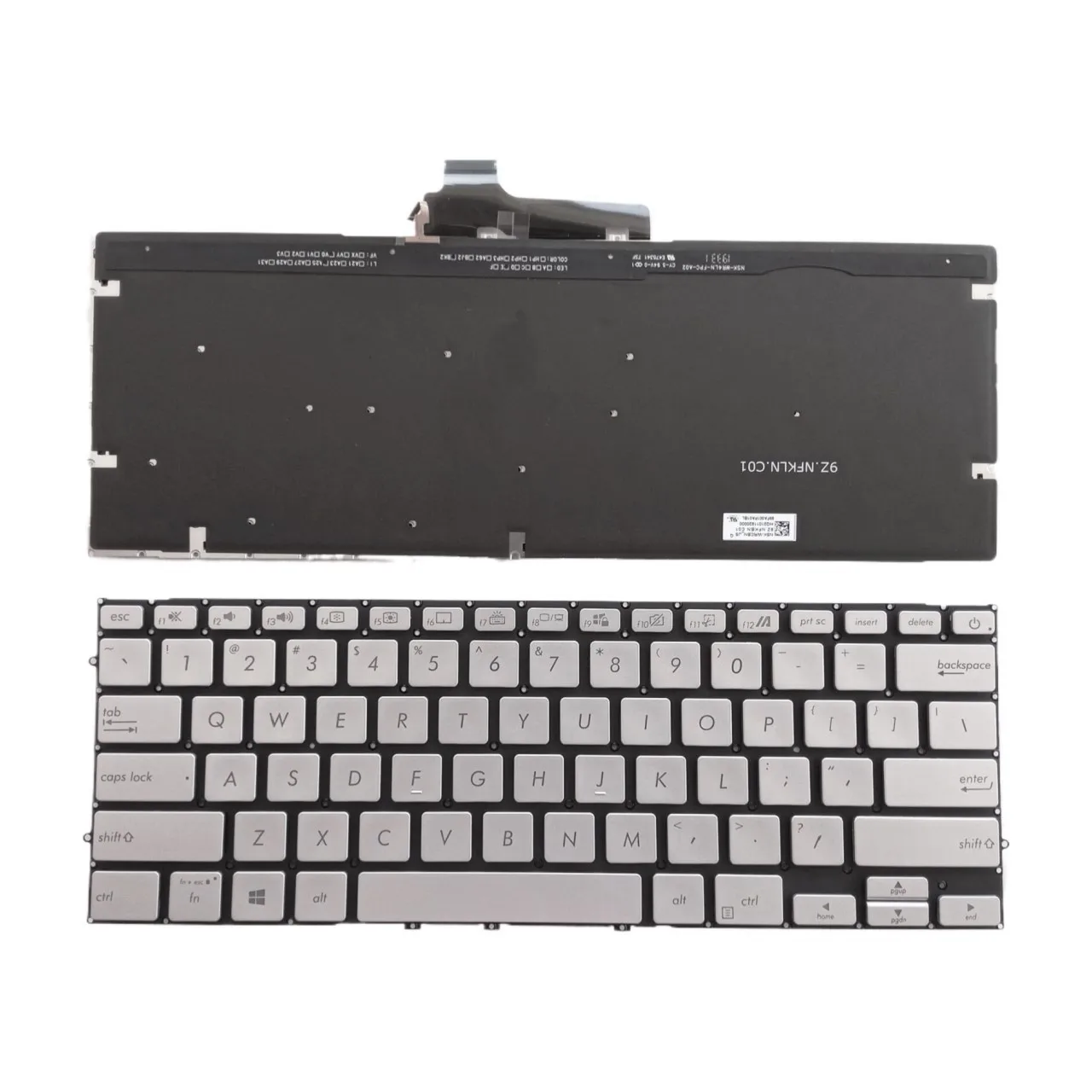 Teclado retroiluminado para ordenador portátil ASUS, accesorio para ZenBook UX431, X431, V431, K431, S431, X431FAC, UX431U, UX431F, U4500F, UM431D, UM431DA