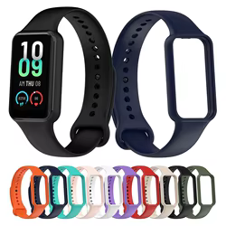 Correa de silicona para Huami Amazfit Band 7, accesorios para pulsera de reloj