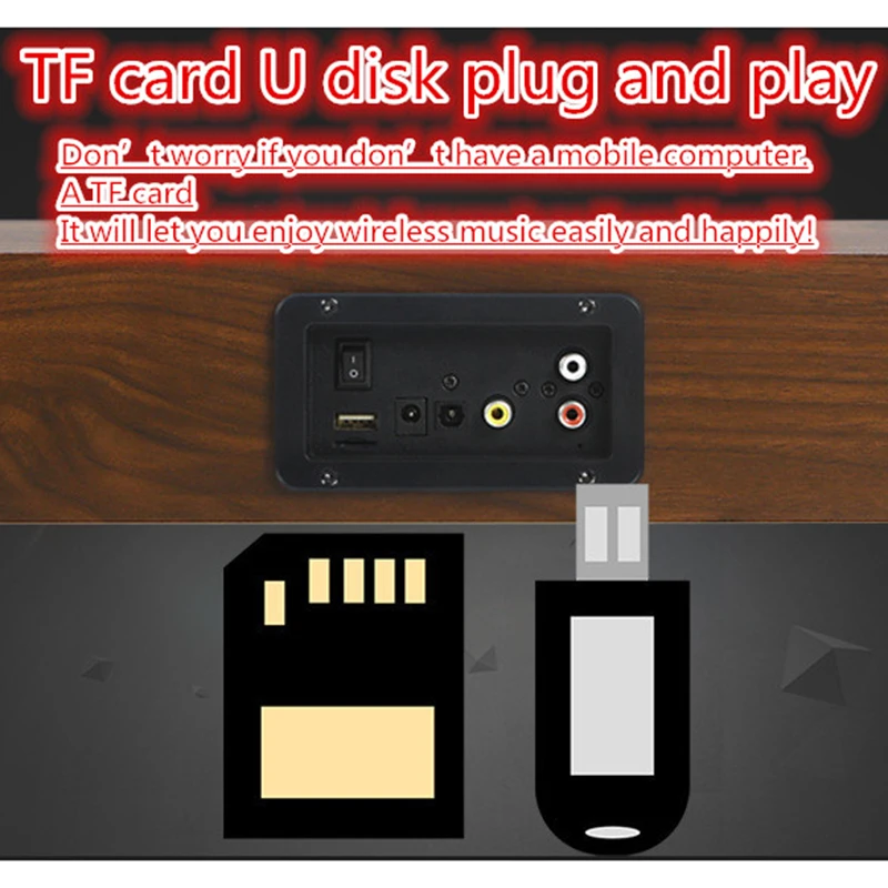 Altavoz Bluetooth inalámbrico para cine en casa, altavoces para TV, ordenadores con control remoto, TF, AUX, u-disk, Radio Fm, caja de sistema de sonido - imagen 5