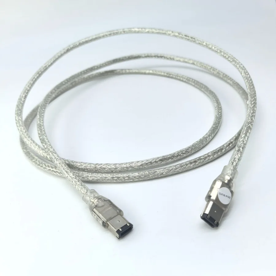 Cable de extensión de datos de 6 pines a 6P IEEE1394 Firewire 1,8 m macho para computadora impresora escáner cámara DV - imagen 2