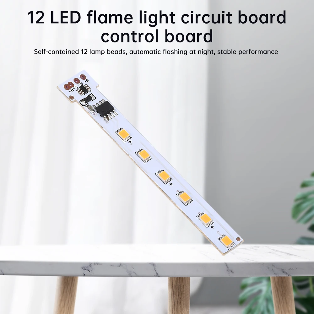 Placa de circuito de lámpara de llama Solar, 1,2 V, 3,7 V, lámpara de vela Solar, placa de circuito, lámpara de llama LED, placa de Control de circuito - imagen 2