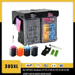 Cartucho HP 305 XL Compatible Recargable para DeskJet y ENVY
