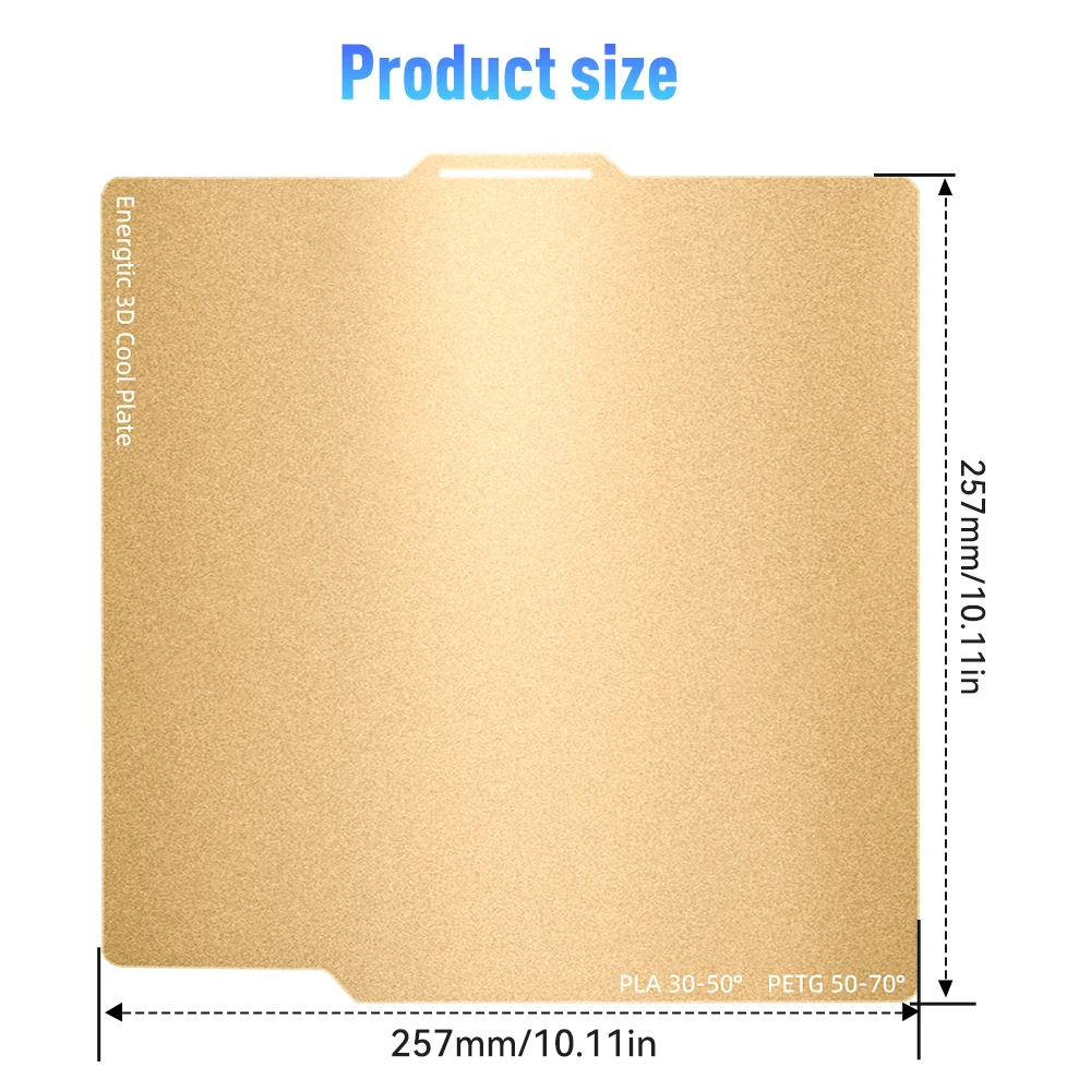 Placa de construcción de impresión en frío, cama PEI para Bambu Lab A1, hoja de acero con resorte, impresión de doble cara, fuerte adherencia, accesorios de impresora 3D - imagen 5