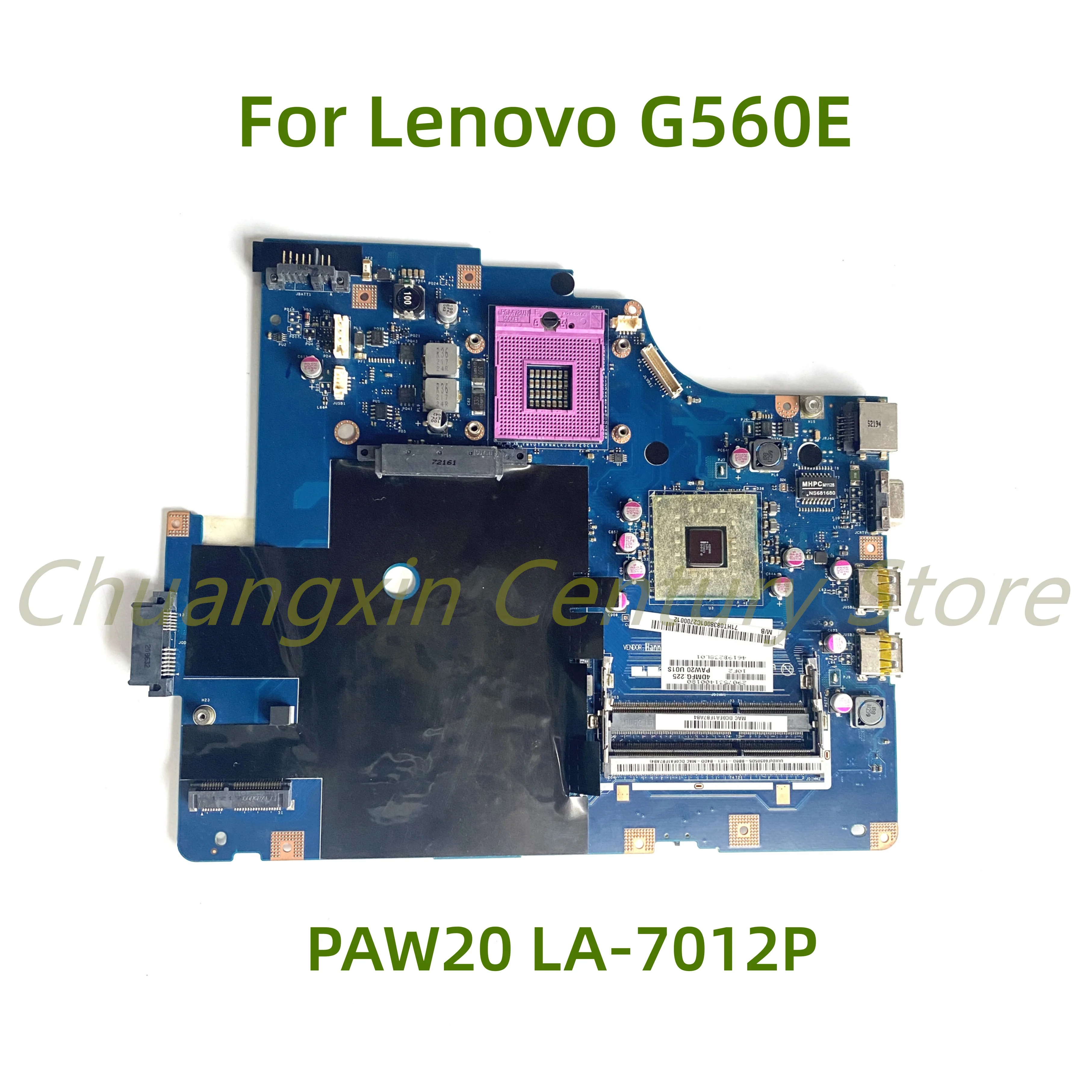 Adecuado para la placa base del ordenador portátil Lenovo G560E PAW20 LA-7012P 100% probado completamente funciona