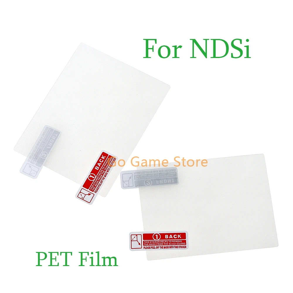 300 juegos de película PET para Nintendo DSi Protector de pantalla superior inferior HD película protectora suave transparente antiarañazos para NDSi NDSiXL LL
