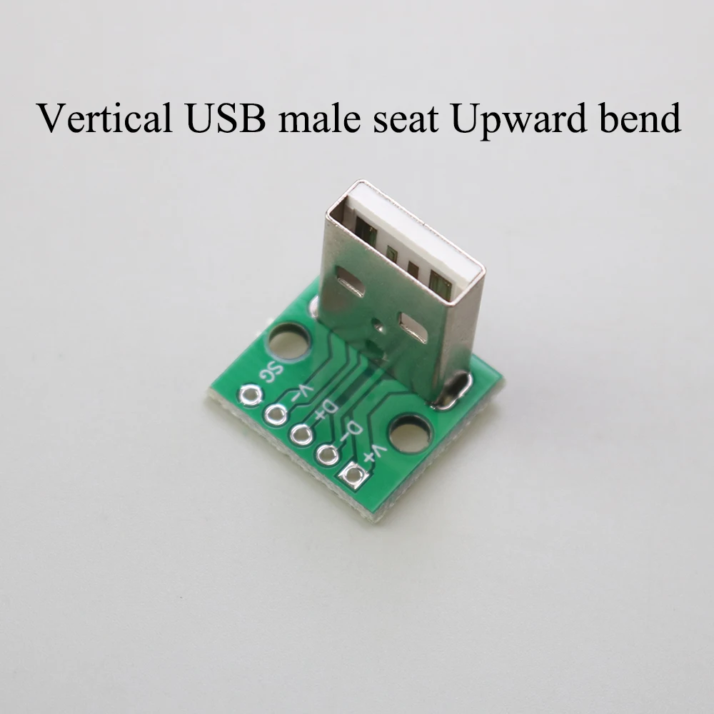 Cable de carga de datos con conector macho tipo C, placa de prueba con cabezal de Pin de 90 grados, Micro Mini USB 3,0 2,0, 1 unidad - imagen 5