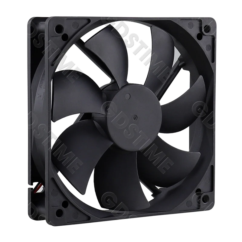 Gdstime-ventilador de 120MM, Enfriador de 24V, 12V, 5V, 120MM x 25MM, ventilador de refrigeración para carcasa de ordenador, ventilador USB de 12CM para ordenador portátil, GPU, CPU, gabinete de refrigeración - imagen 3