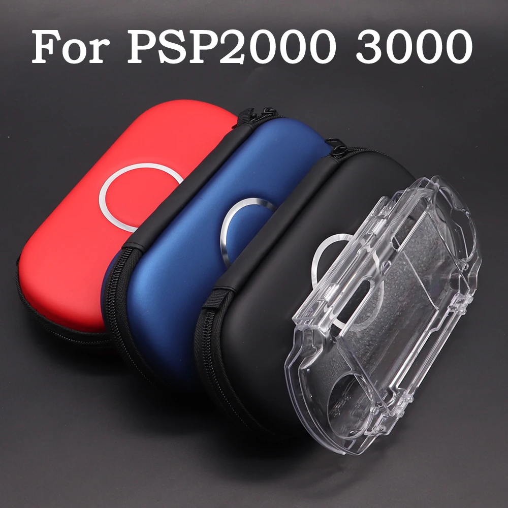 Estuche rígido EVA, bolsa de almacenamiento de transporte, caja organizadora para consola SONY PlayStation 2000/3000, estuche de almacenamiento