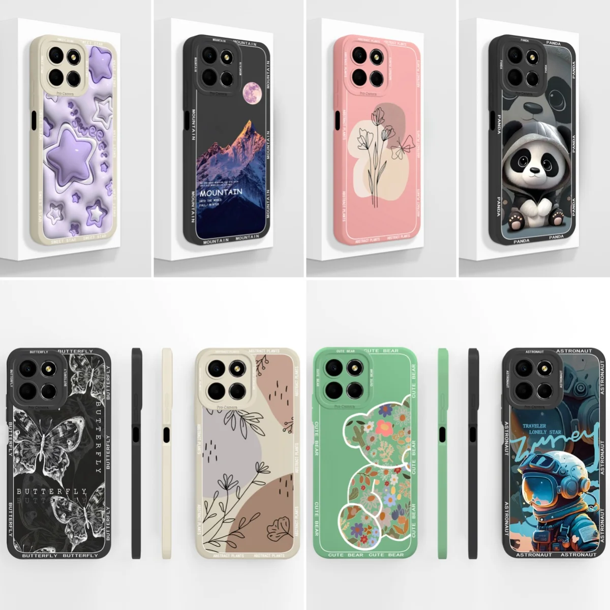 Funda para Honor X8 X8A, cubierta trasera para móvil de silicona líquida suave, protector creativo de Anime, mejora de todo el cuerpo, para Huawei Honor X 8 5G