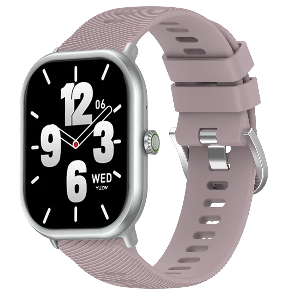 Correa de silicona de 22mm para reloj Zeblaze Stratos 4/3/2/Vibe 7 Pro/Beyond 3 pro, pulsera para Zeblaze Btalk/Swim/GTR3/GTS3 Plus - imagen 3