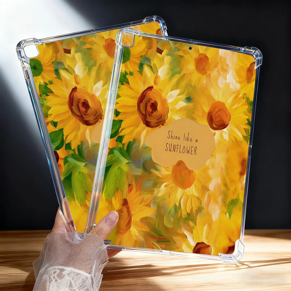 Funda de silicona con flores para Samsung Galaxy Tab A9 Plus S10 Fe S6 Lite S10 Lite A8 S9 FE Plus S7 FE S8 A11 Funda protectora - imagen 4