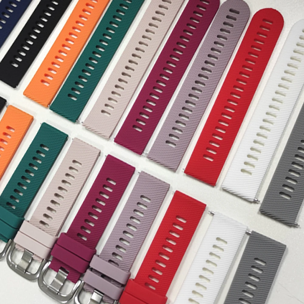 Correa de silicona suave de 22mm para Realme Watch 3 2 S Pro S2, correa de reloj inteligente para Xiaomi Redmi Watch 5 Lite/pulsera deportiva activa - imagen 2