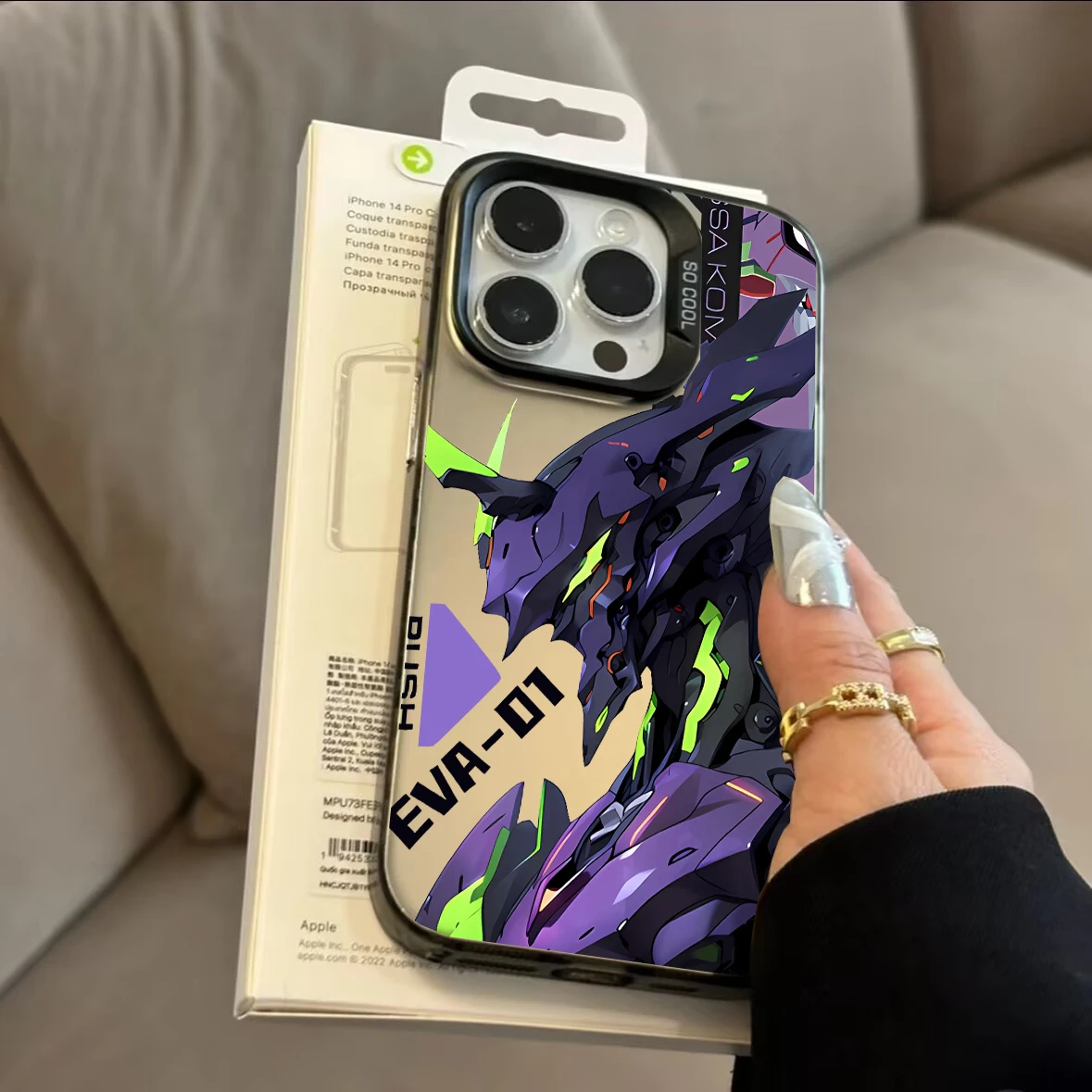 Funda de EVA-01 de Anime cómico Ikari Shinji Fighter para Xiaomi Redmi 15 4G 5G 15C 14C 13C Note 14 13 12 Pro 11 10 Plus Redmi 12 - imagen 3