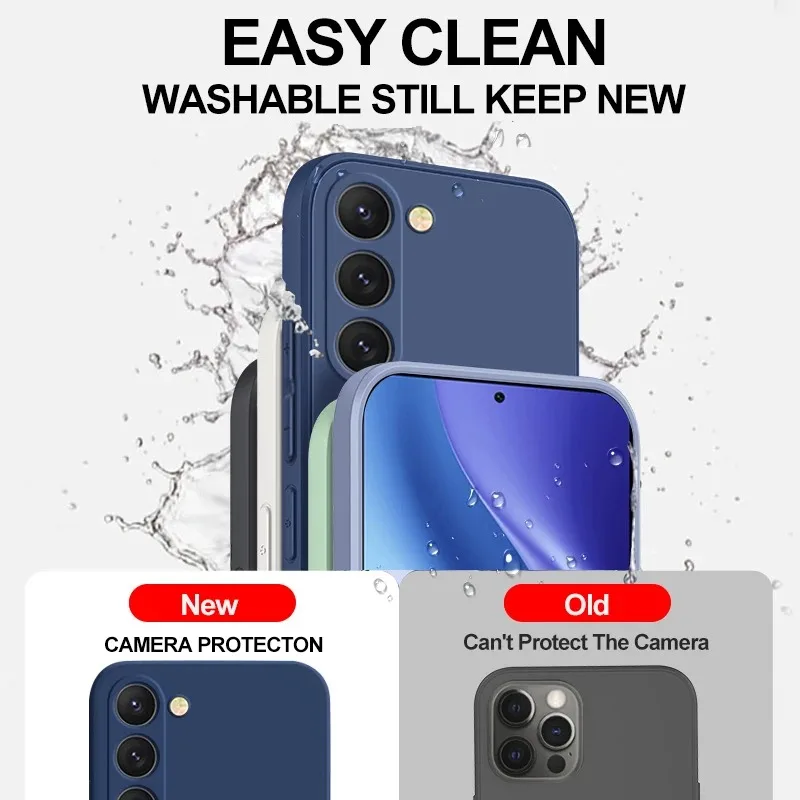 Funda DIY de silicona líquida suave con iniciales de nombre personalizado para Samsung S24 S23 S22 S21 S20FE Ultra Plus, funda para S23FE - imagen 3