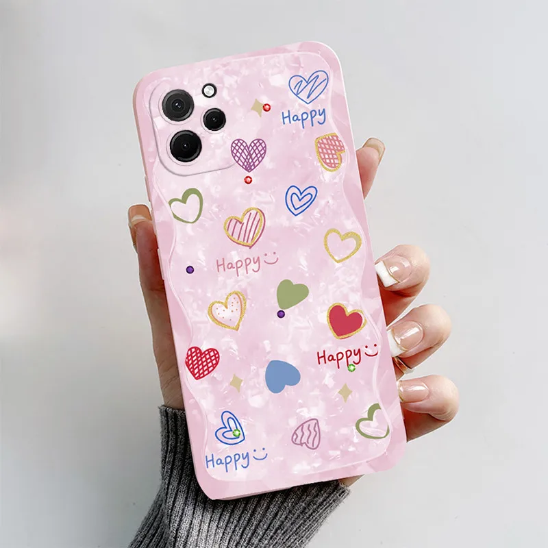 Para Huawei nova Y61 funda Huawei nova Y61 funda EVE-LX9N EVE-LX3 funda de teléfono lindo gato dibujos animados cachorro perro suave a prueba de golpes contraportada - imagen 2