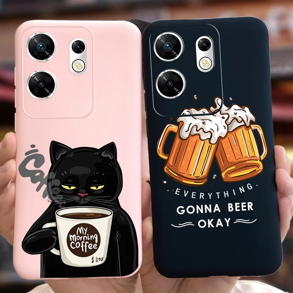 Funda de silicona suave para Infinix Zero 30, carcasa de teléfono 4G X6731B con estilo, pintada en caramelo, parachoques para Infinix Zero 30 Zero30 X6731 - imagen 2