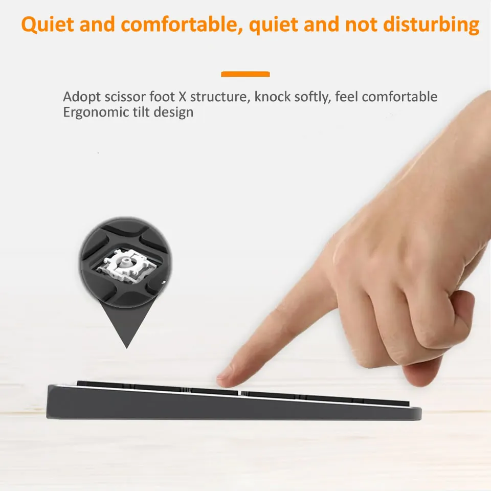 Teclado numérico Bluetooth 2,4G, teclado numérico inalámbrico ultrafino, teclado numérico recargable por USB para teclado Digital de ventana IOS y Android - imagen 5