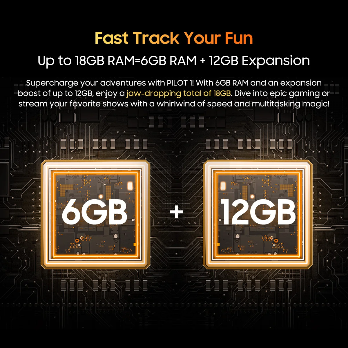 OSCAL PILOT 1 Teléfono resistente Android 14, 18 GB (6 + 12), 256 GB, teléfono móvil con pantalla de 6,67 pulgadas con 15000 mAh, sin enchufe de carga - imagen 5