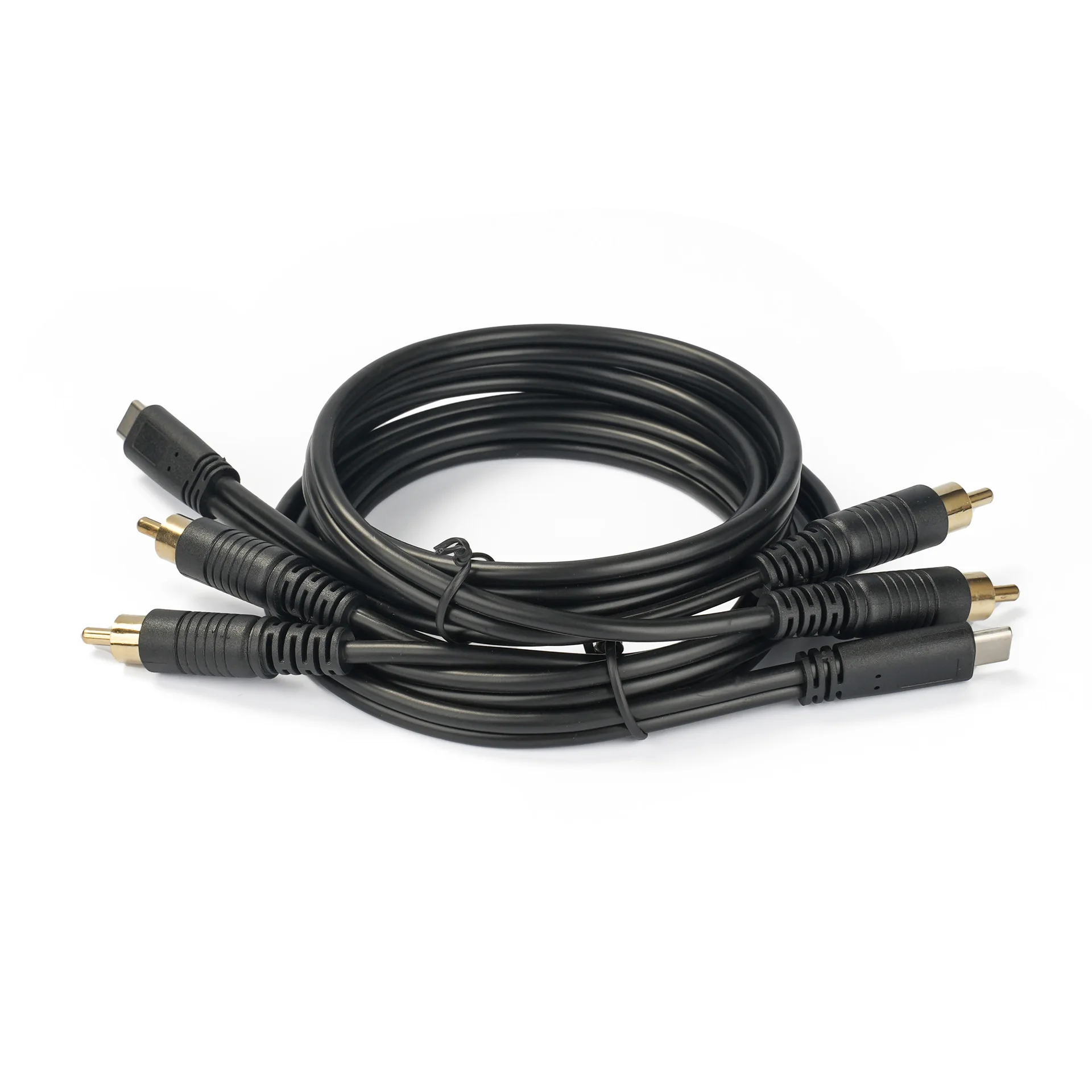 Cable de Audio USB C a RCA tipo C a 2RCA adaptador de enchufe macho Cable de amplificador de altavoz estéreo auxiliar para coche para Samsung S23 Pixel 7 Pro - imagen 5