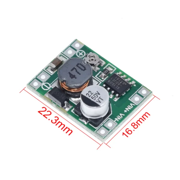 Mini módulo reductor XL1509, voltaje de salida ajustable de 5V-40V a 1,2V-35V - imagen 2