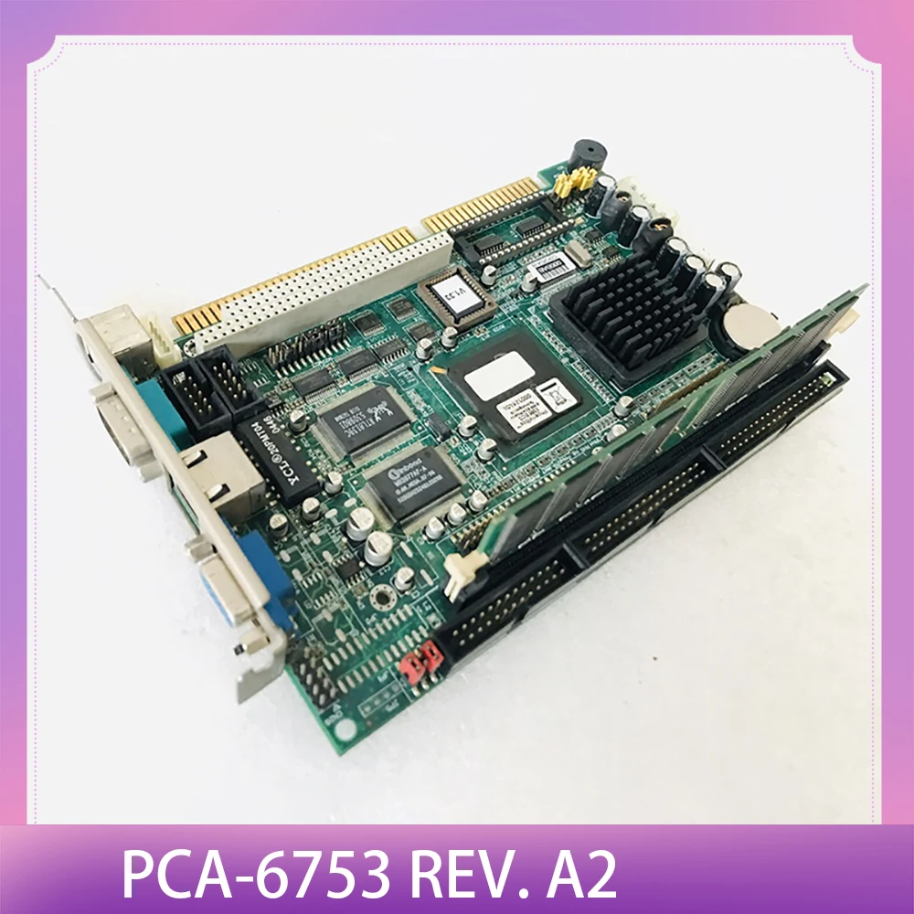 Placa base de máquina de equipo de Control Industrial con tarjeta de media longitud ISA para Advantech PCA-6753 Rev. A2 PCA-6753F - imagen 2