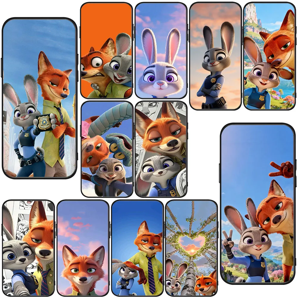 Funda blanda BK-35 Zootopia para iPhone XS XR 5 5S 6 6S 7 8 SE Max Plus - imagen 2