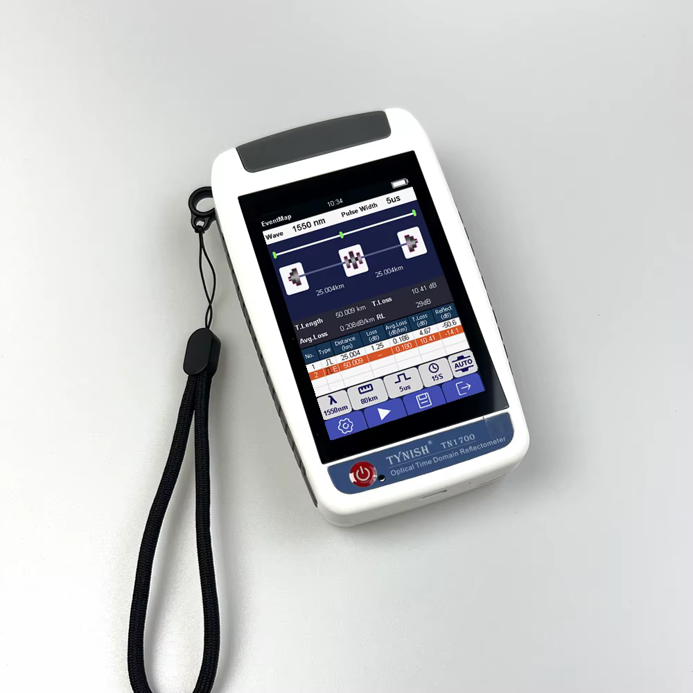 TN1700-P1 1550nm OTDR Mini Pro reflectómetro dominio de tiempo óptico para prueba de fibra activa con conector SC OPM VFL OLS mapa de eventos - imagen 2