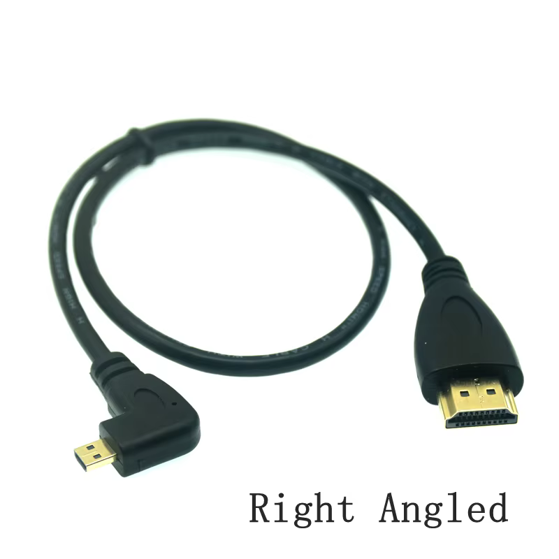 UXG Cable Micro HDMI 90° para Sony A6400, GH4 y tableta - imagen 3