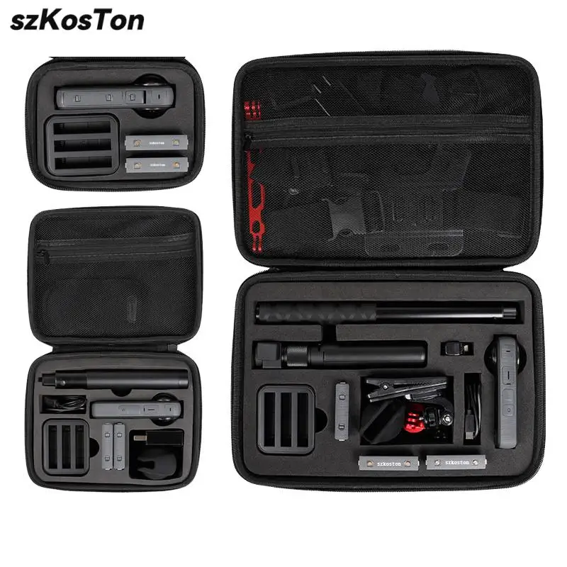 Caja para cámara Insta360 X4 X3 X2, Estuche de transporte, bolsa de almacenamiento portátil, funda protectora para accesorios de Cámara de Acción Insta360 X3 X2 - imagen 2