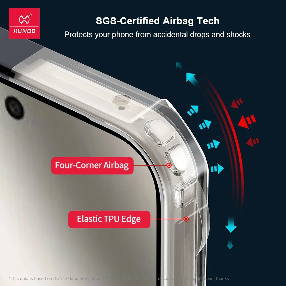 Para Google Pixel 10 Pro XL чехол Xundd Airbags a prueba de golpes PC + Funda trasera de TPU Funda antihuellas - imagen 5