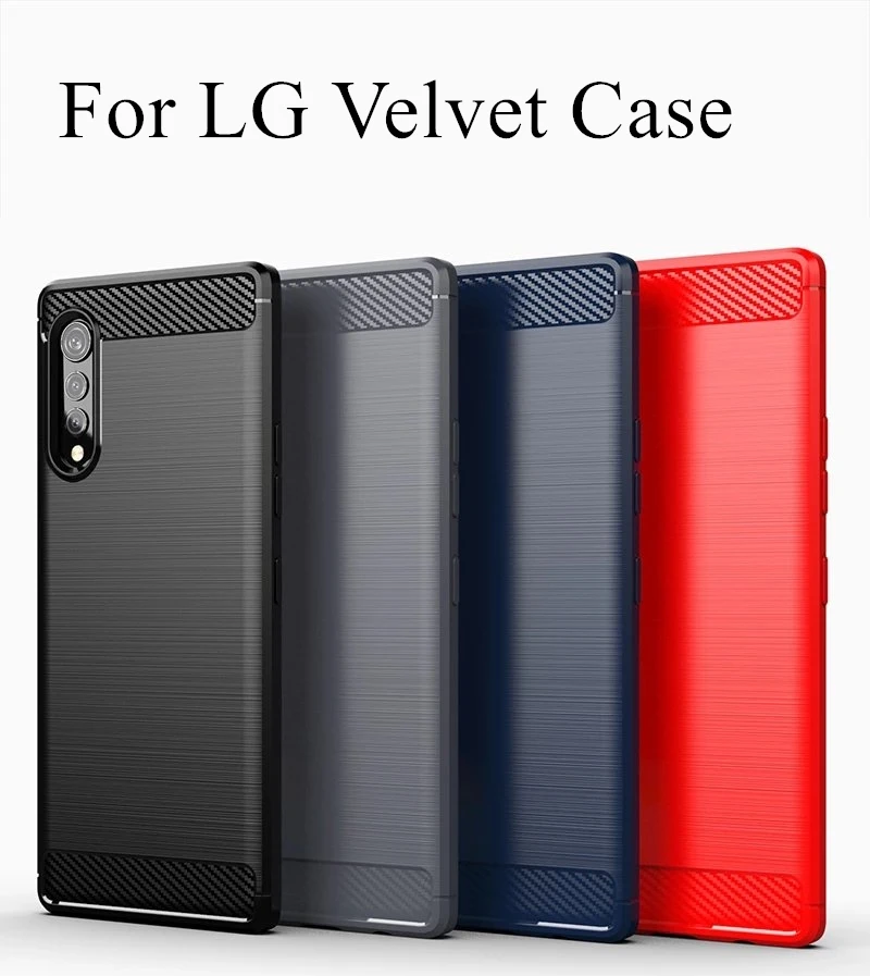 Para LG Velvet 5G funda para LG Velvet 5G Funda Fundas Coque funda de silicona suave para teléfono para LG Velvet Shell