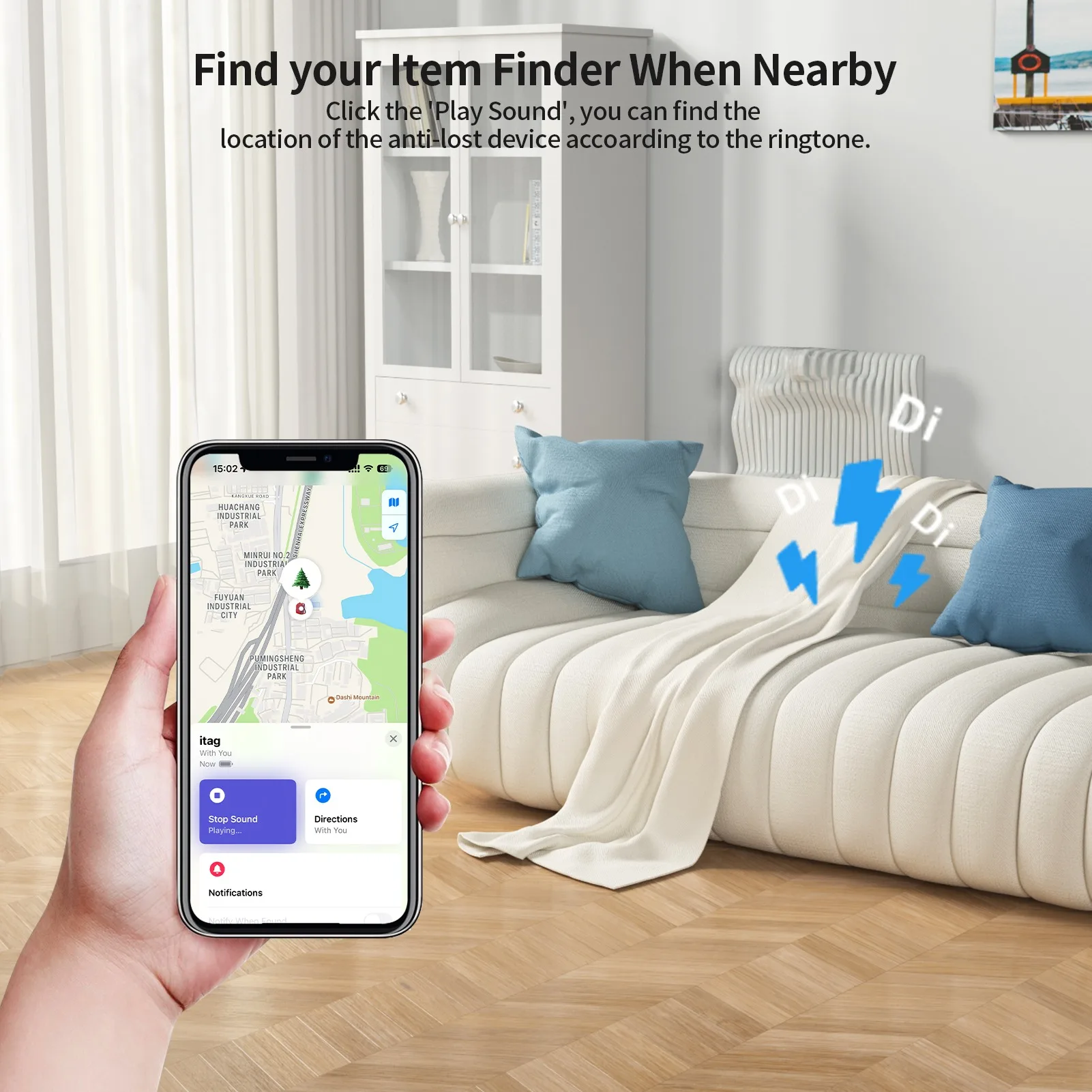 Kit protector a prueba de agua, localizador de larga distancia para Apple Find My App, localización de voz, bolsa de llaves, juguetes, etiqueta inteligente para IOS y iPhone - imagen 4