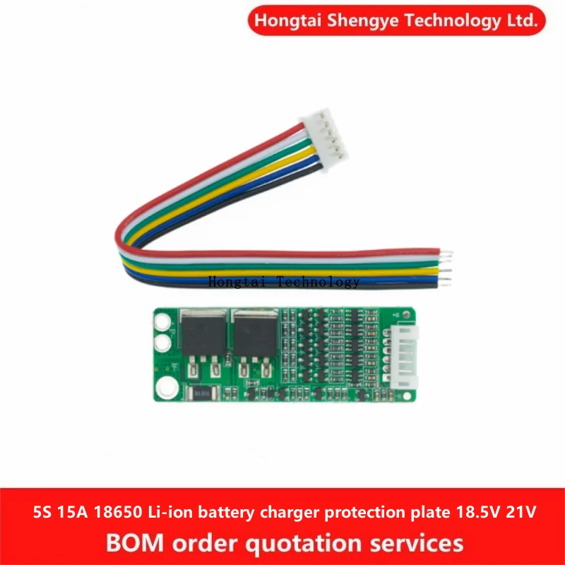 5S 5 series 15A batería de iones de litio 18650 cargador de batería de litio módulo de placa de protección de carga 18,5 V 21V