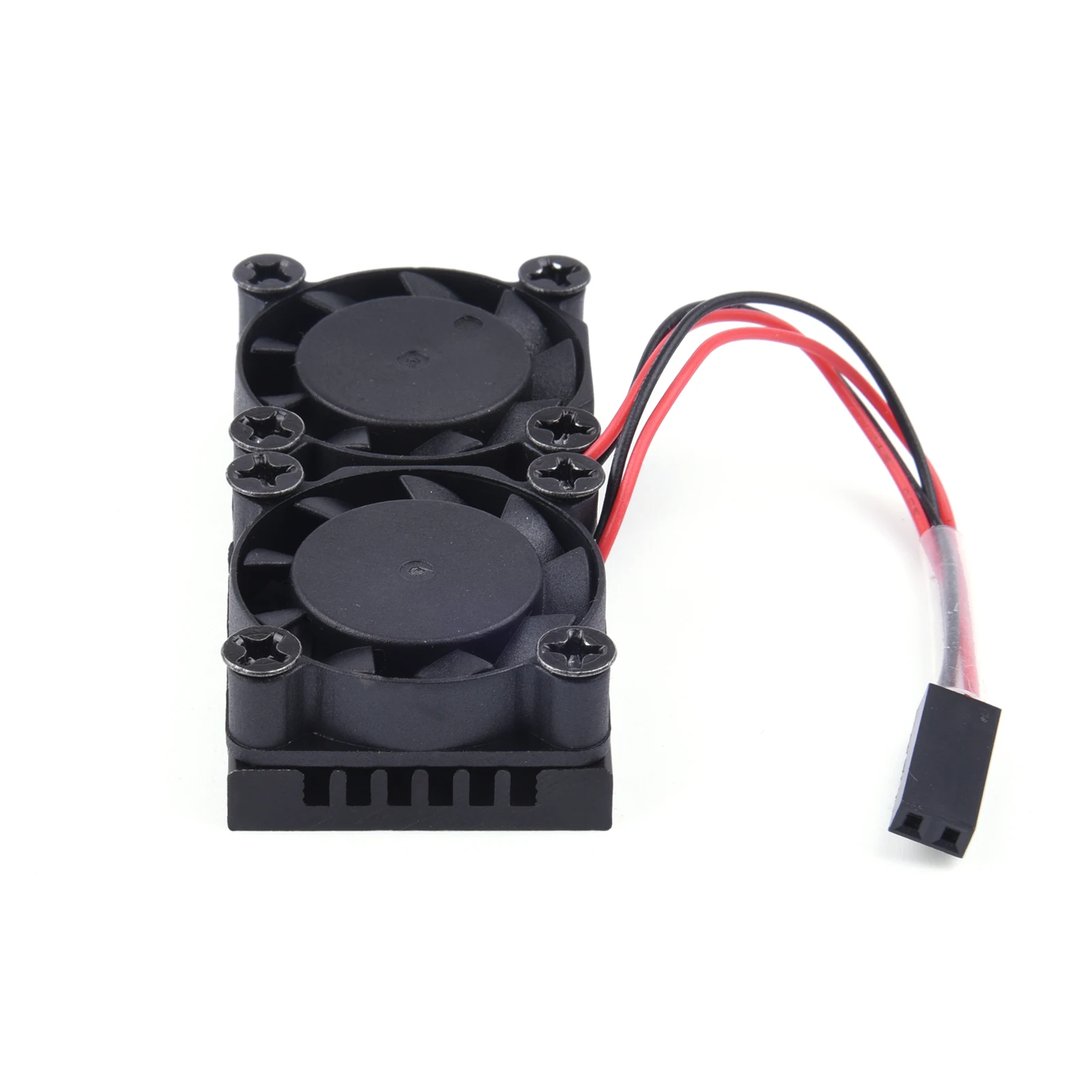 Kit de refrigeración de doble ventilador con disipador de calor para Raspberry Pi 4B/3B+ - Enfriador de 5V 7500rpm para Raspberry Pi 4 Modelo B - imagen 5
