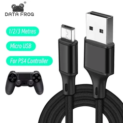 DATA FROG Cable Cargador USB para Mando de PS4 – Carga y Datos