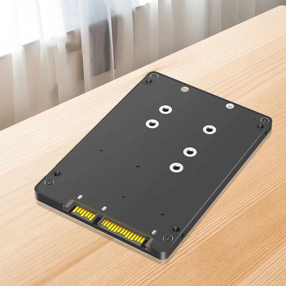 Adaptador Dual B + M Key M.2 NGFF SSD a 2,5 SATA III, doble NGFF B + M Key M.2, tarjeta SSD, carcasa de unidad de disco HDD de 6Gbps con carcasa - imagen 2