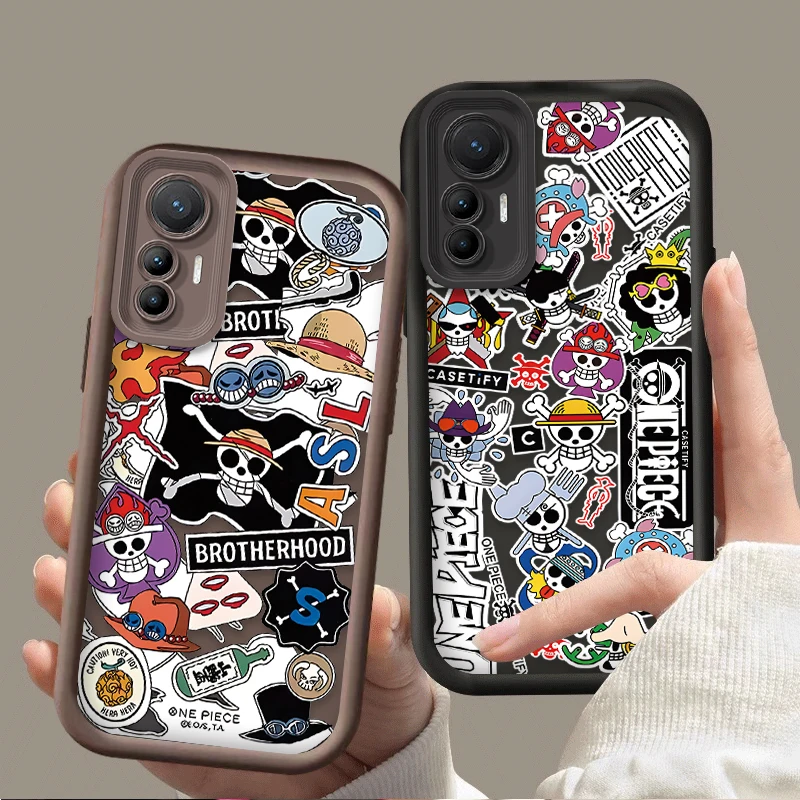 Funda de calavera de una pieza de Anime para Xiaomi 14T 13T 12T 11T 13 12 11 Lite 5G NE POCO X6 X5 F6 F5 F3 X4 GT X3 NFC M5S C65 M6 Pro TPU - imagen 2