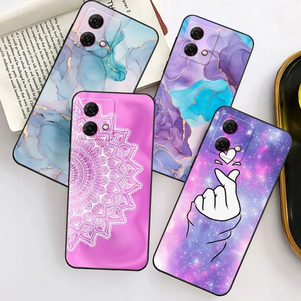 Coque pour Motorola G84 5G Coque TPU souple Silicone mode téléphone Funda pour Moto G84 mignon pare-chocs pour Moto G54 couverture arrière - imagen 2